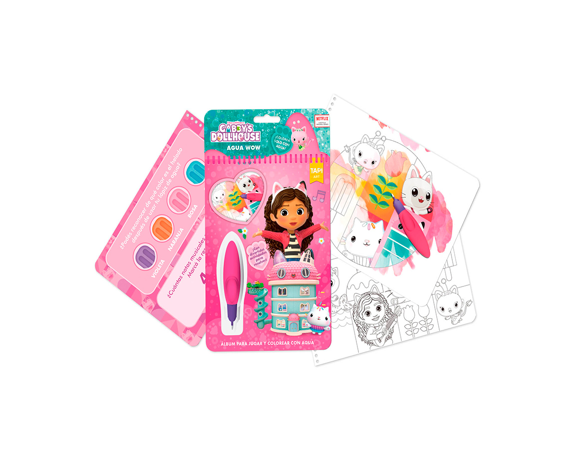 LIBRO ACTIVIDADES GABBYS DOLLHOUSE AGUA WOW UGD01024