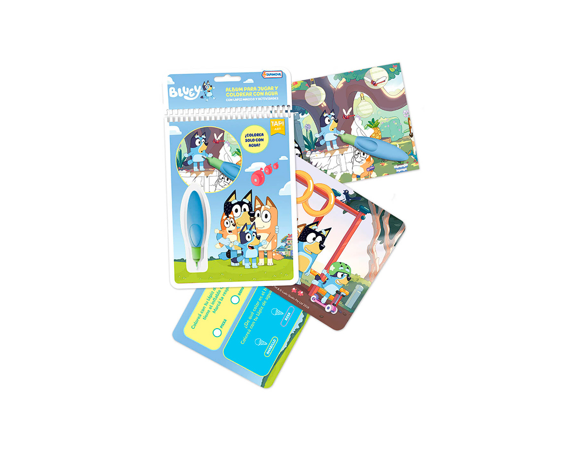LIBRO ACTIVIDADES BLUEY AGUA WOW BLU01190
