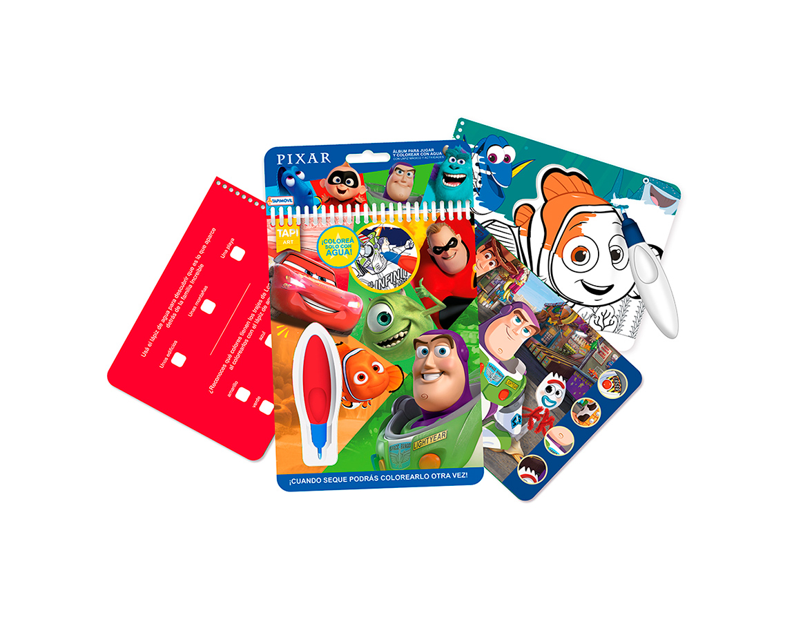 LIBRO ACTIVIDADES PIXAR AGUA WOW DPX01134