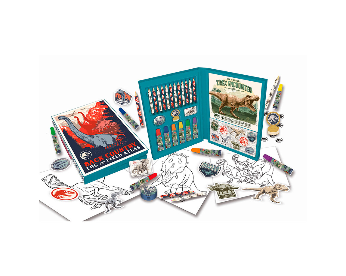 SET ARTE VALIJA JURASSIC WORLD UJW01027