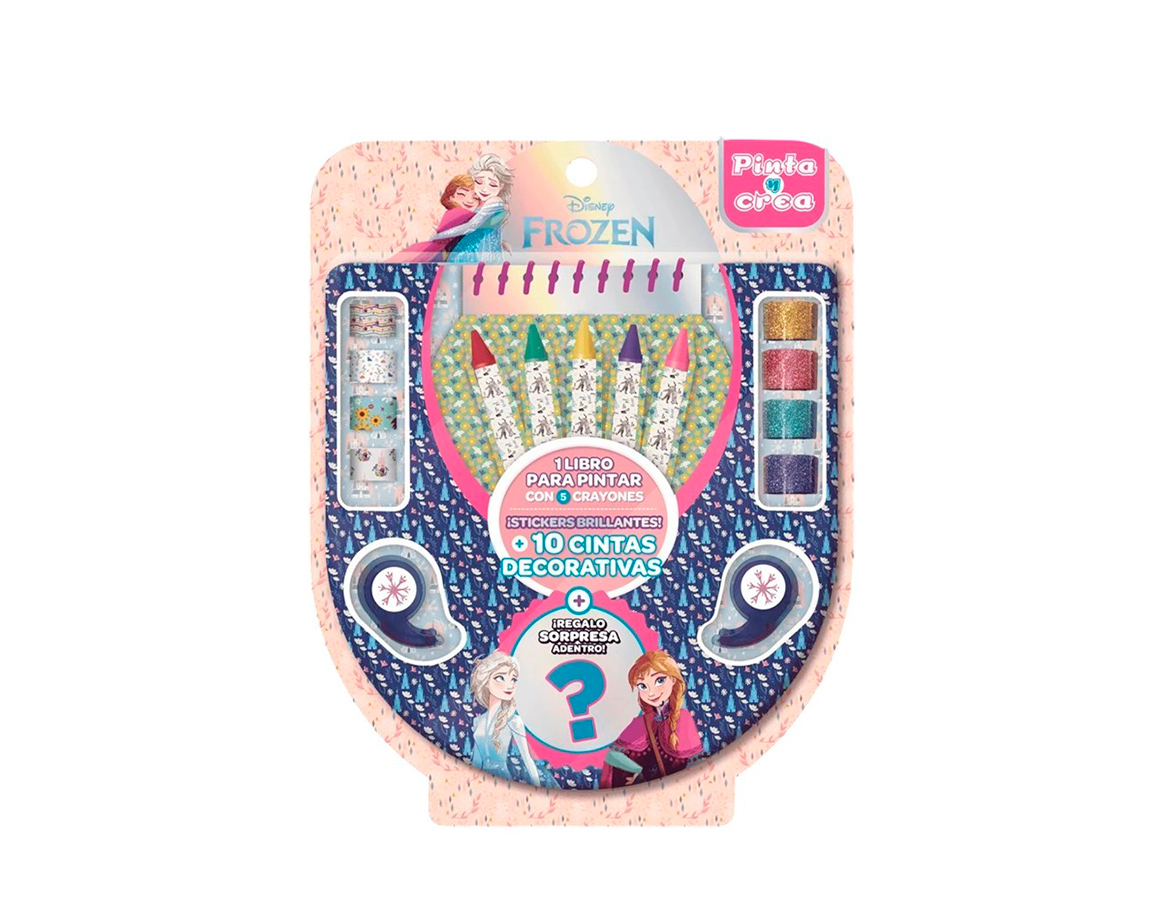 LIBROS VERTICE 6076 FROZEN PINTA Y CREA