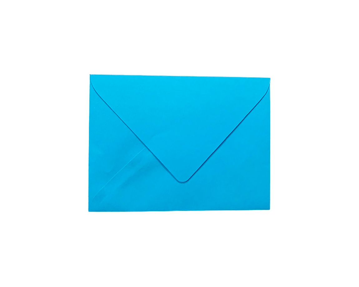 SOBRE COMERCIAL PEQUE 114x162 90 GS x 25 U. CELESTE