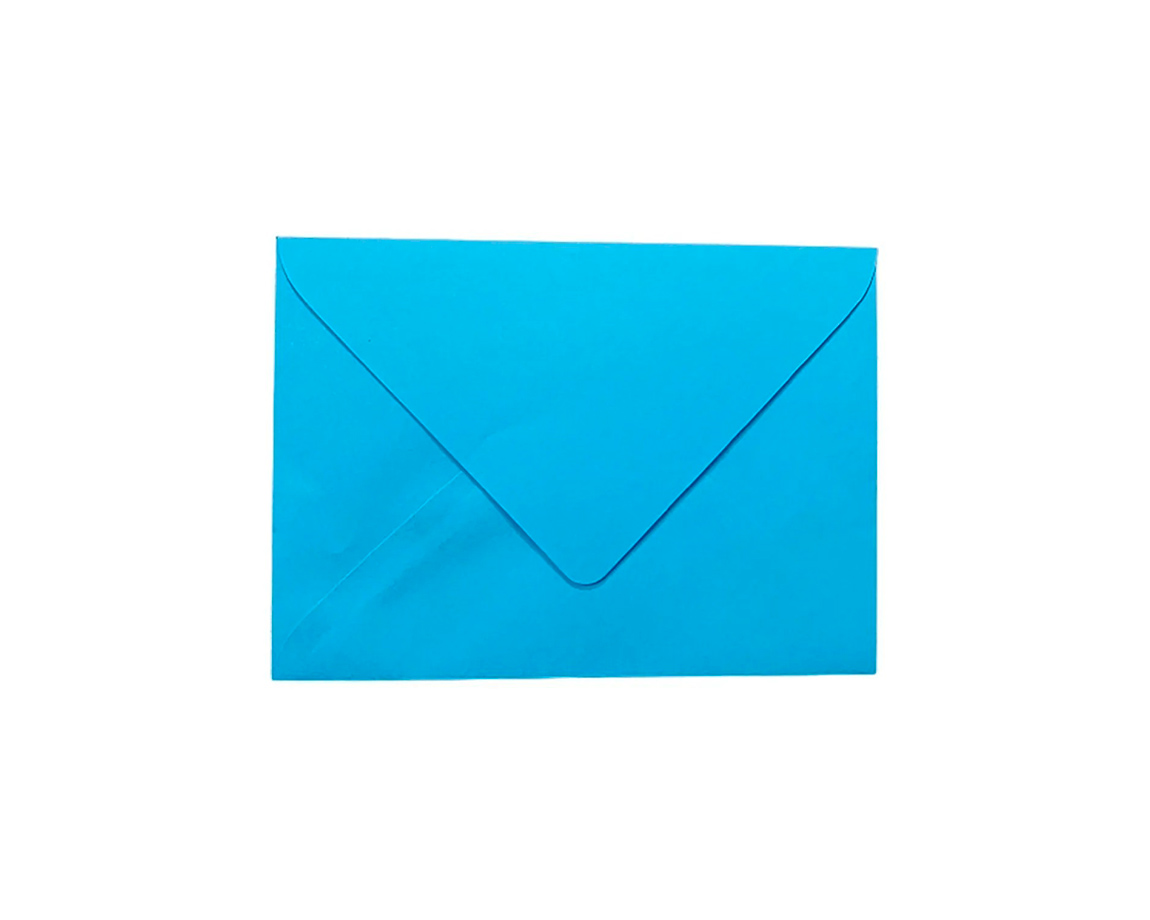SOBRE COMERCIAL PEQUE 114x162 90 GS x 25 U. CYAN