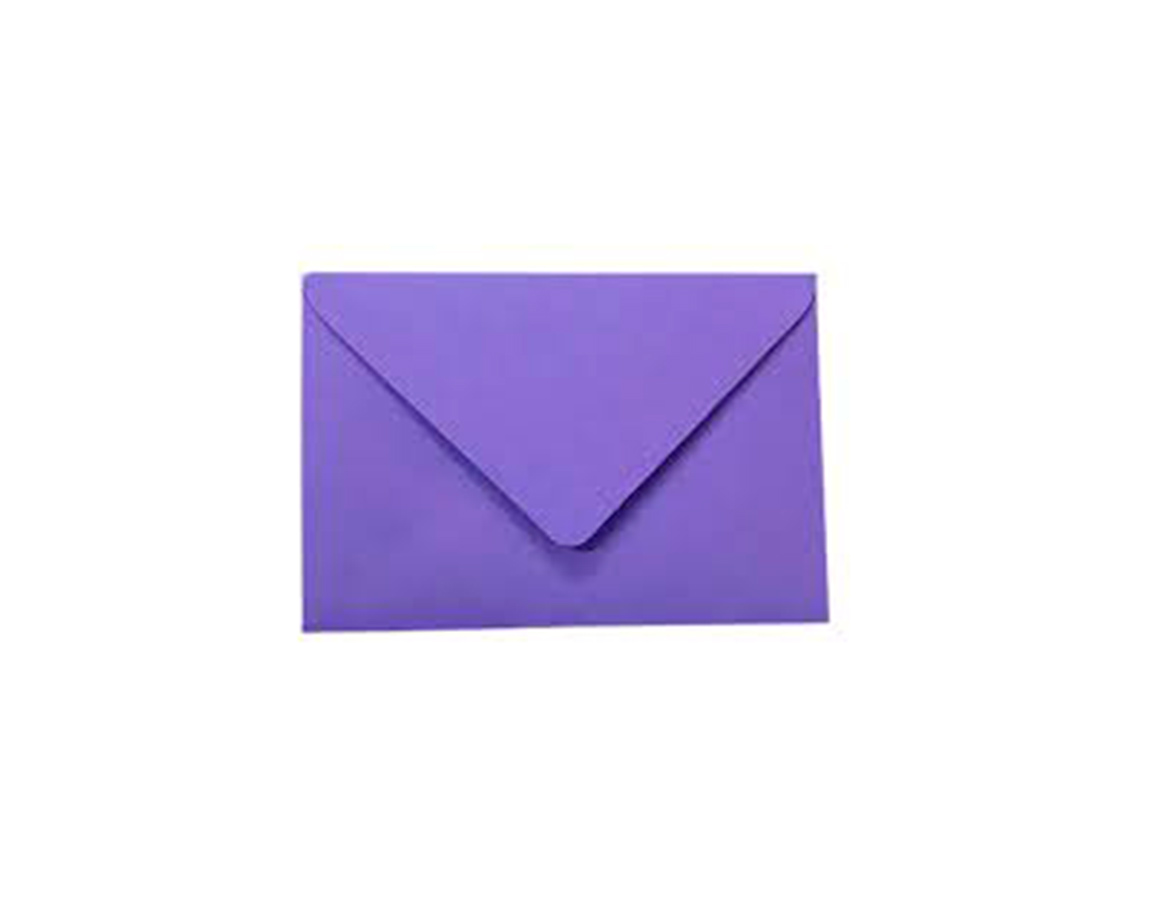 SOBRE COMERCIAL PEQUE 114x162 90 GS x 25 U. VIOLETA