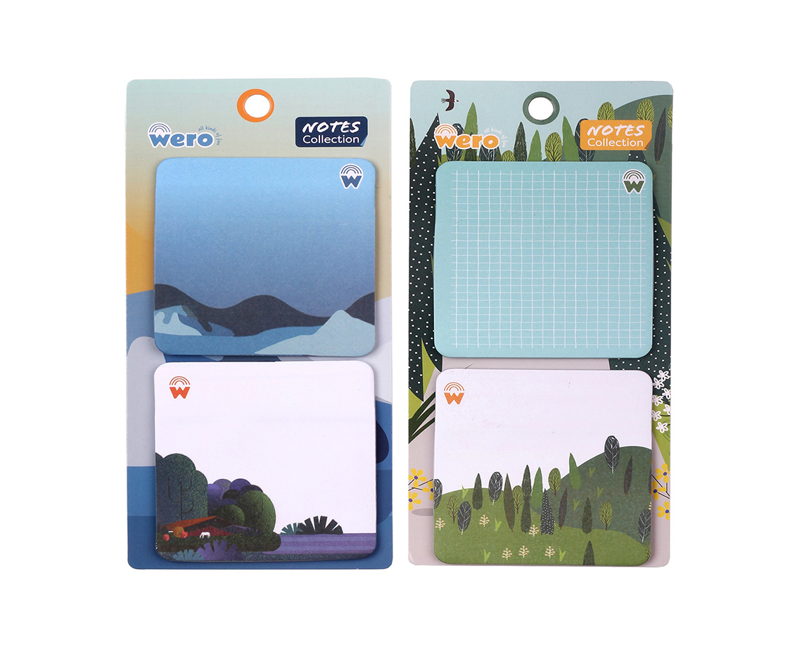 STICKY WERO NOTAS WE4099 NOTE FOREST/SEA NOTES