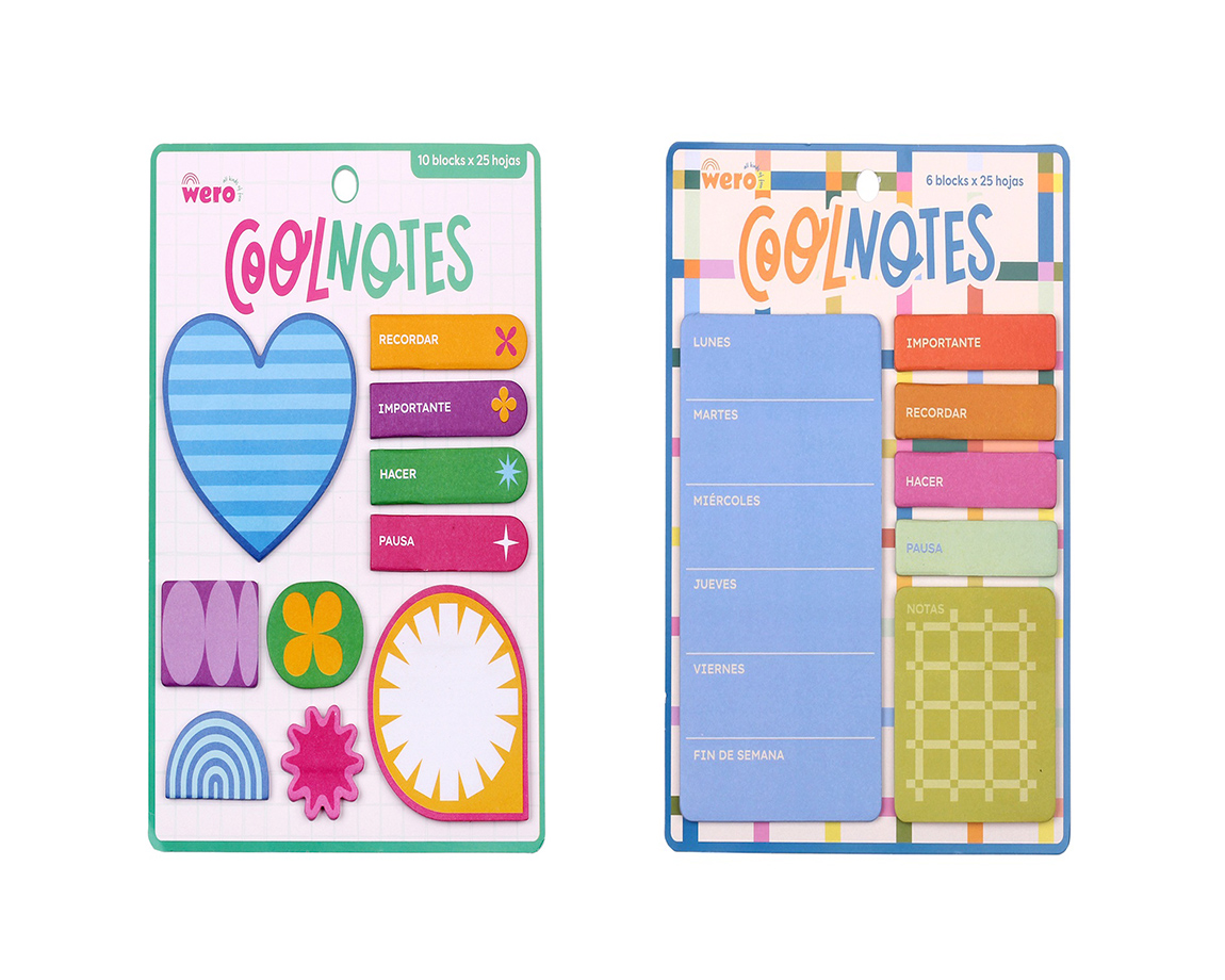 STICKY WERO NOTAS WE4106 SET COOL NOTES FUNNY