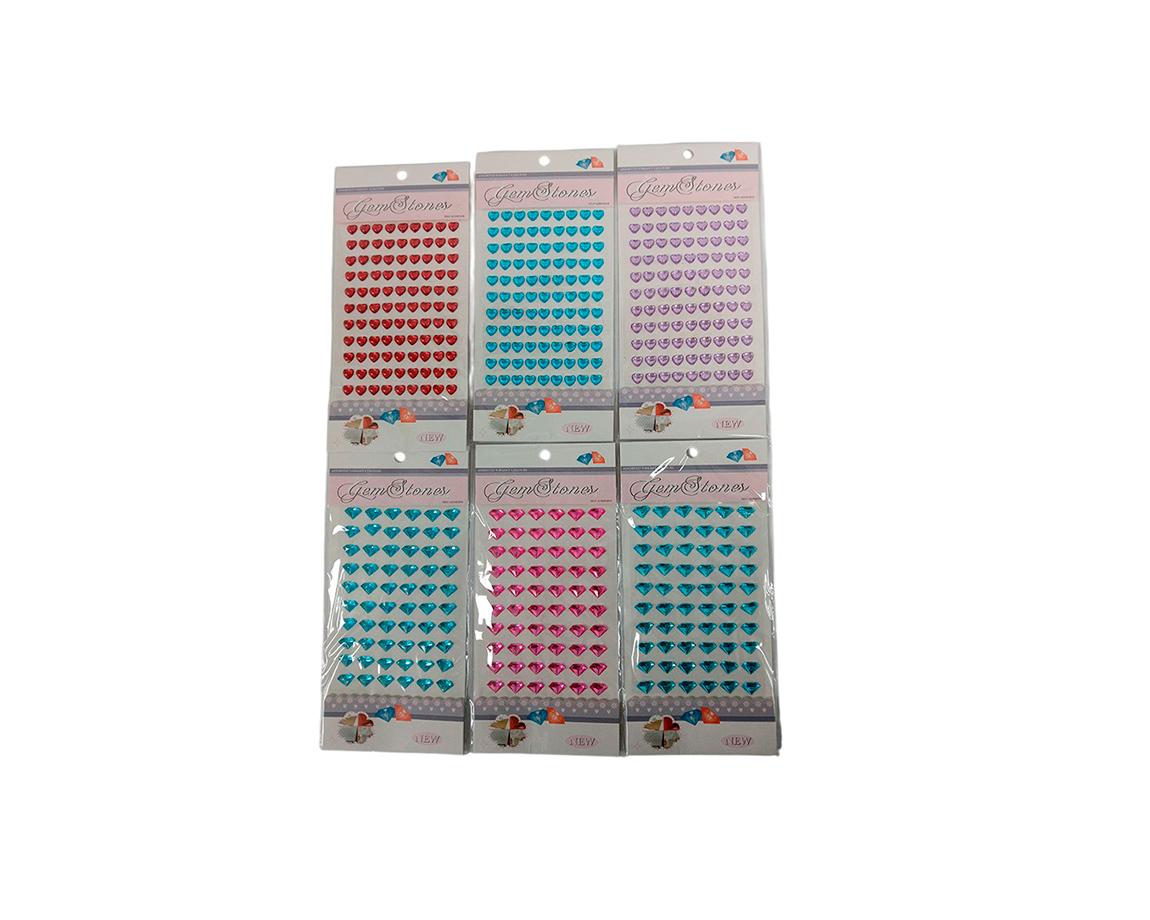 STICKERS COLOURS 27344D GEMAS VARIOS COLORES