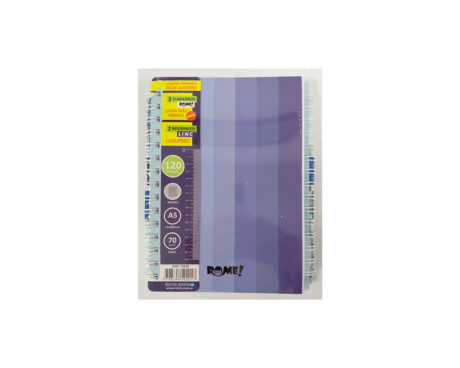 CUADERNO ROME 73225 A5 2+2 120 HOJAS =