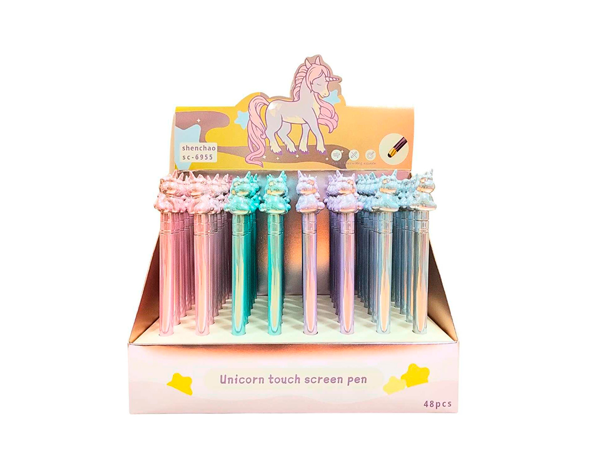 BOLIGRAFO COLOURS 26819 METAL UNICORNIO TOUCH