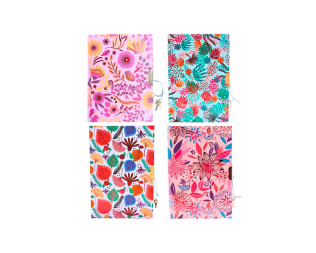 DIARIO INTIMO 26964 COLOURS FLORES GRANDE C/CANDADO