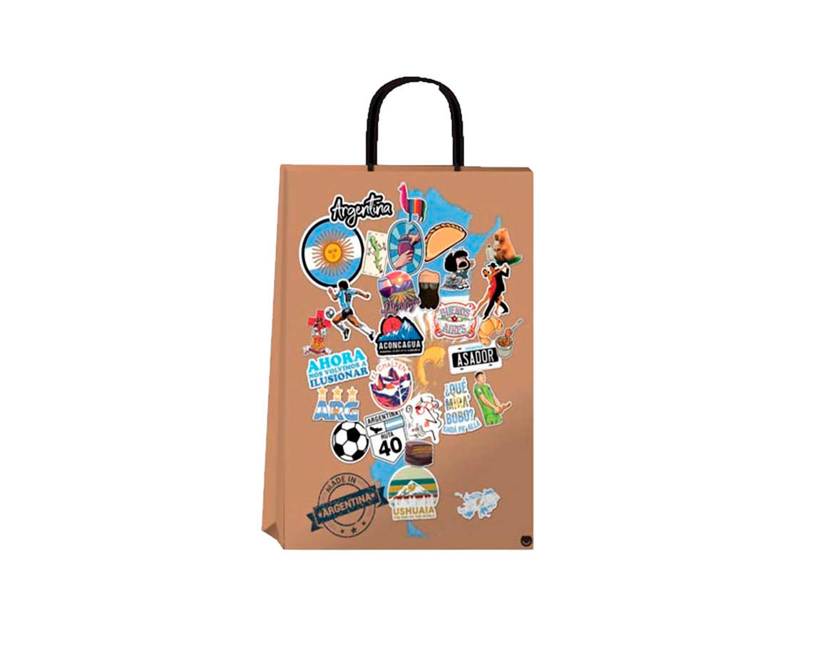 BOLSA REGALO ROMI CULTURA ARGENTO 22x30 x U.