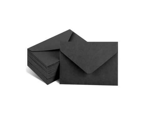 SOBRE PARTICIP PEQUE 140x170 90 GS x 25 U. NEGRO