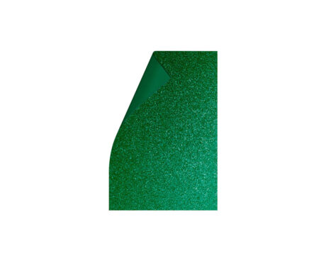 GOMA EVA SUPER GLITTER A4 x 10 U. AUTOADH. VERDE