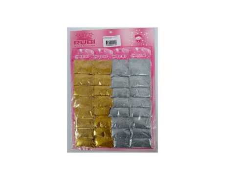 ACCESORIOS RUBI 89 GIBRE ORO/PLATA x 32 u.