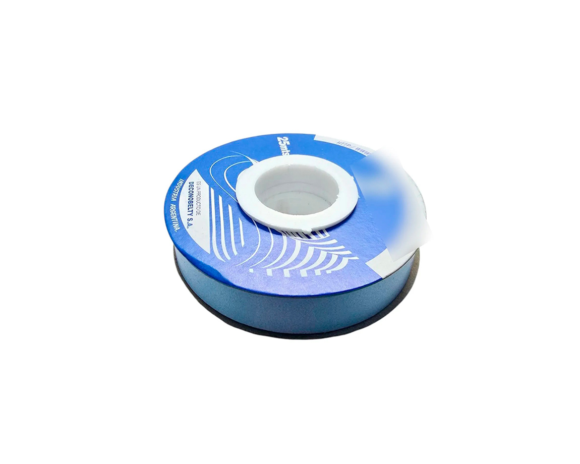 CINTA REGALO BALLOU 10x25 CELESTE
