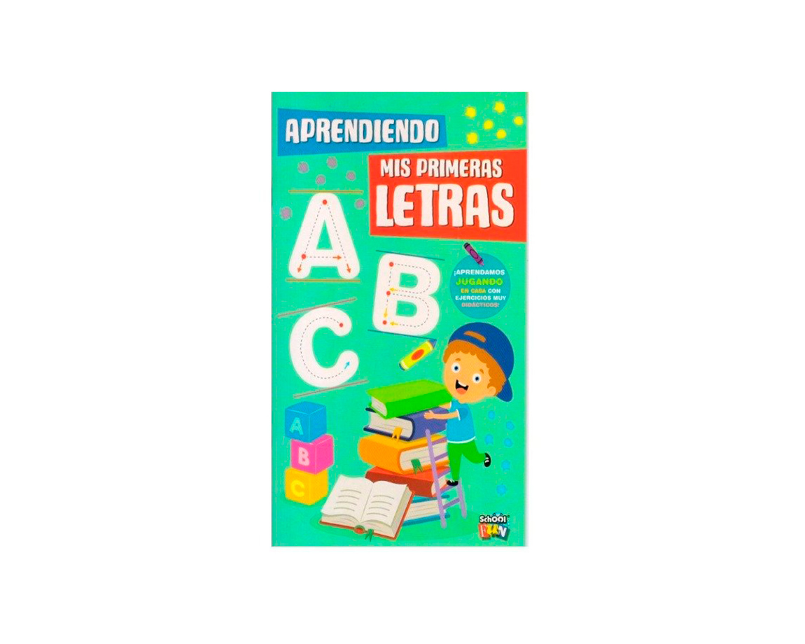 LIBROS SCHOOL FUN PLOW LIST-433 APRENDO MIS PRIMERAS LETRAS
