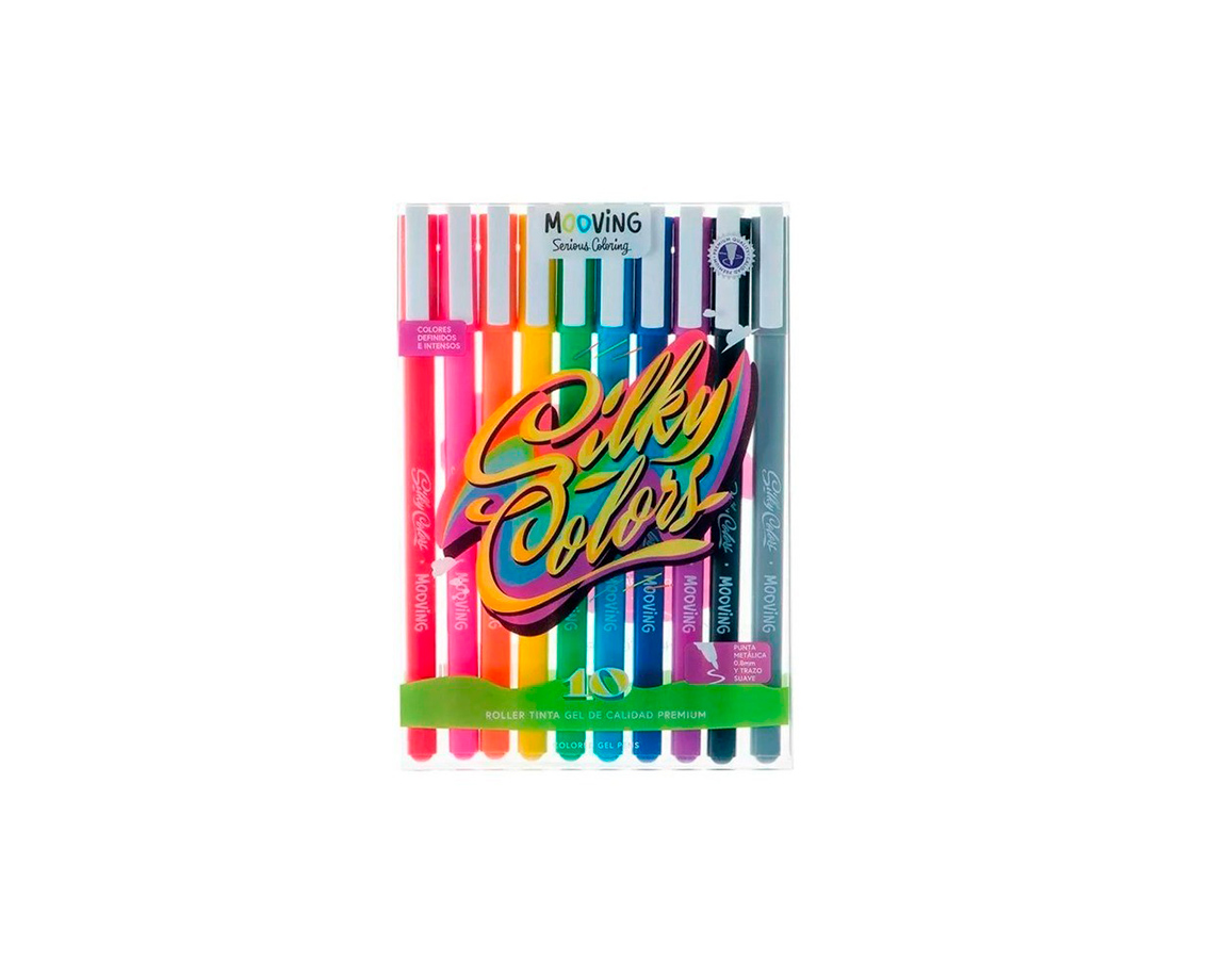BOLIGRAFO MOOVING COLORING 3071010 GEL x 10