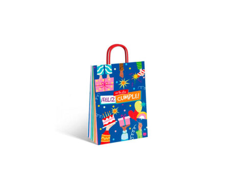 BOLSA REGALO ROMI FELIZ CUMPLE 14x20 x U.