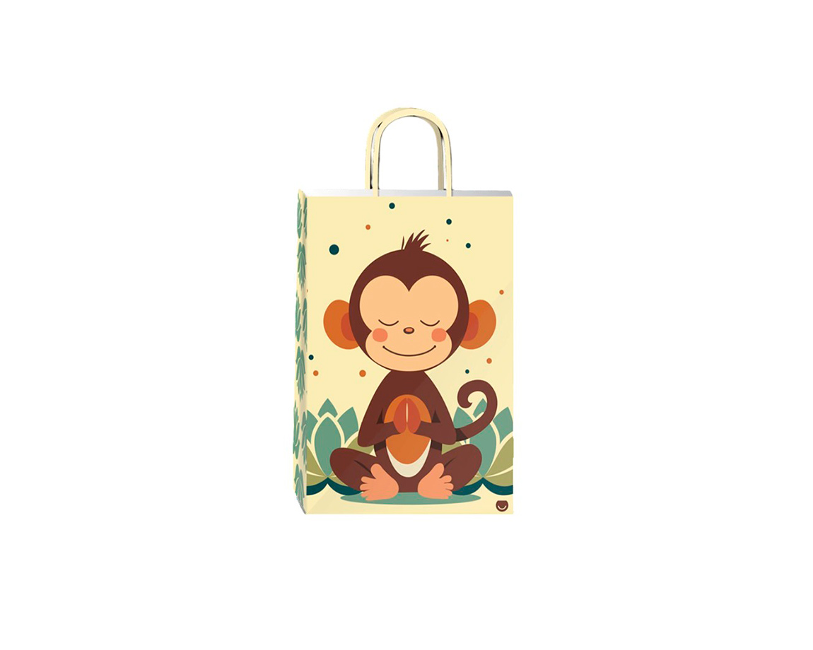 BOLSA REGALO ROMI MYSTIC MONKEY 14x20 x U.