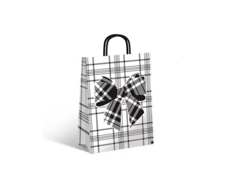 BOLSA REGALO ROMI LAZO ESCOCES 22x30 x U.