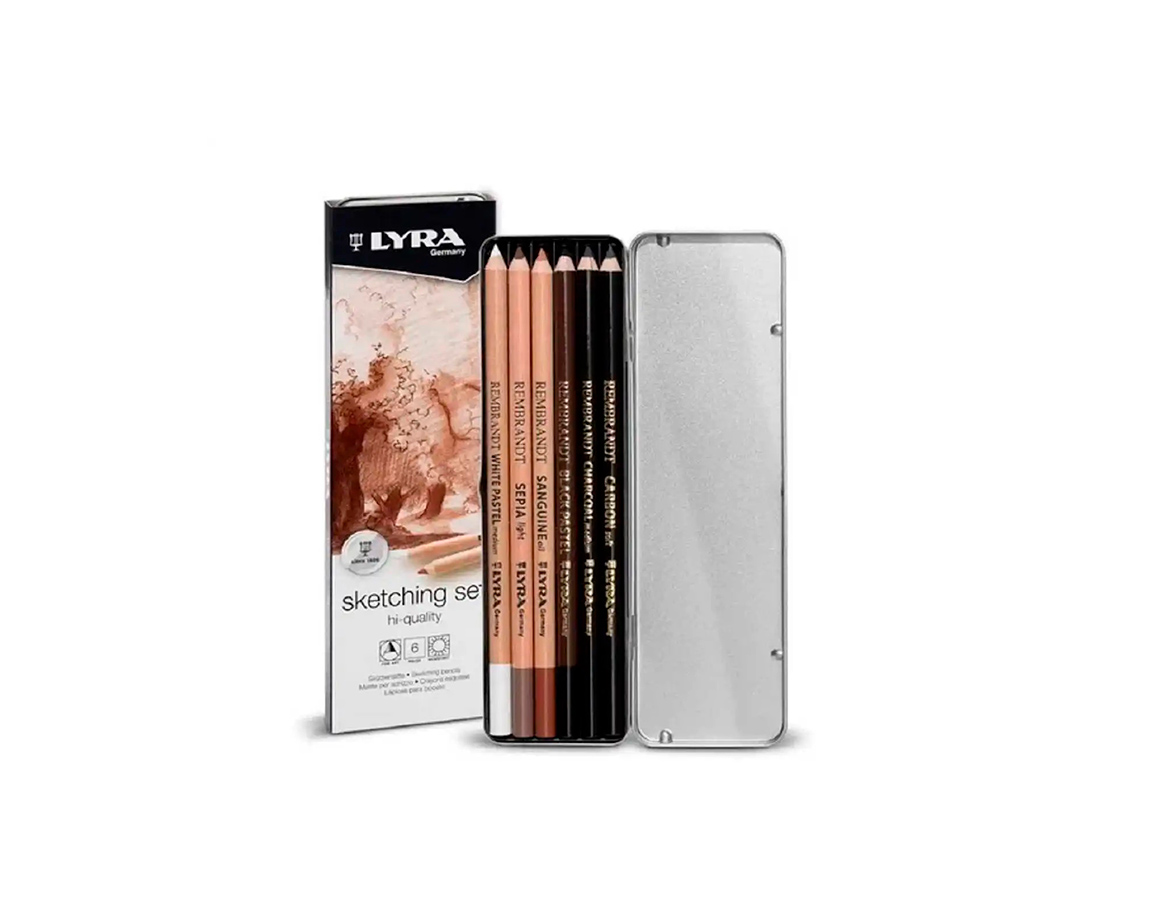 SET LYRA REMBRANDT SKETCHING x 6 U. (2051060)