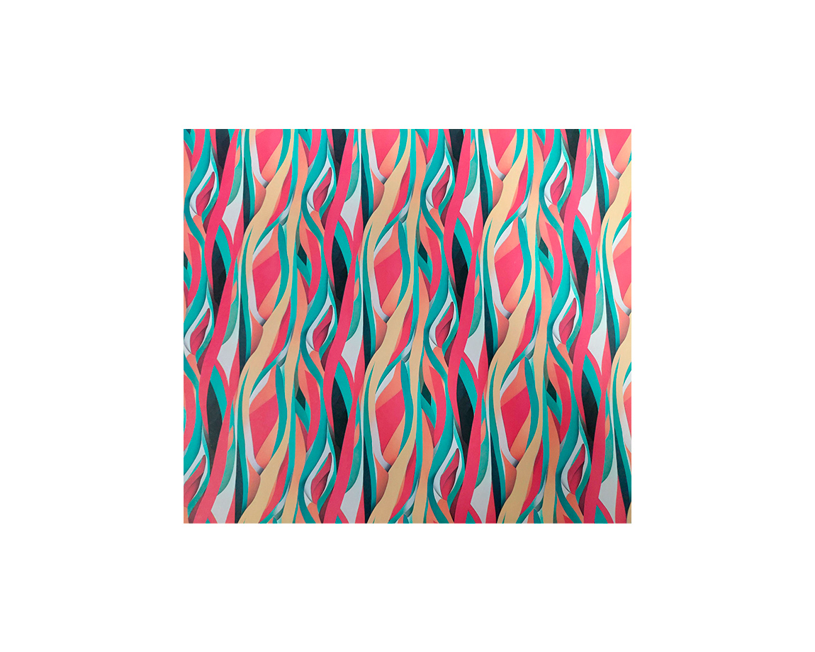 PAPEL REGALO MAG 5143 ABSTRACT WAVE LINES
