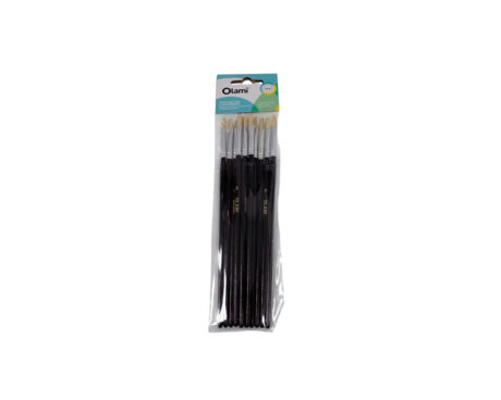 PINCEL OLAMI 577 Nro   2 x 12 U. PELO DE CERDA