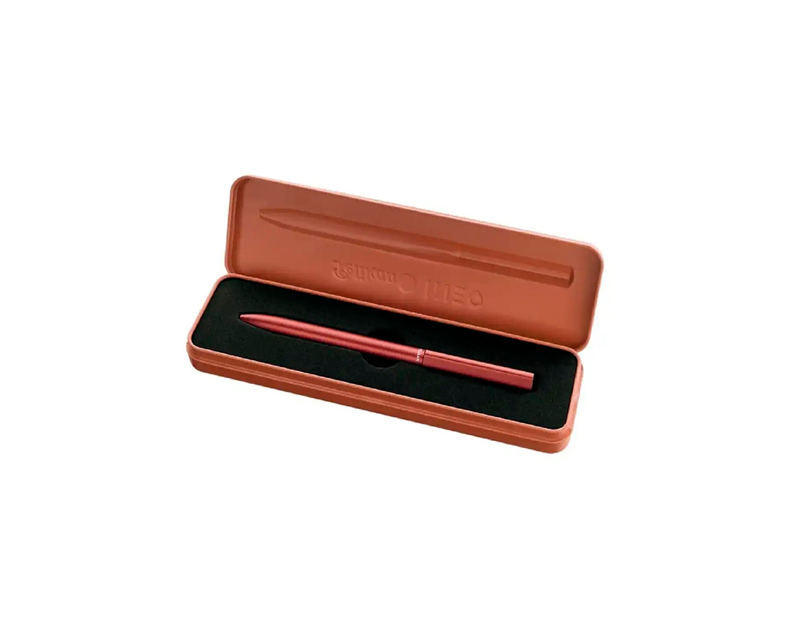 BOLIGRAFO PELIKAN INEO FIERY RED METAL CASE