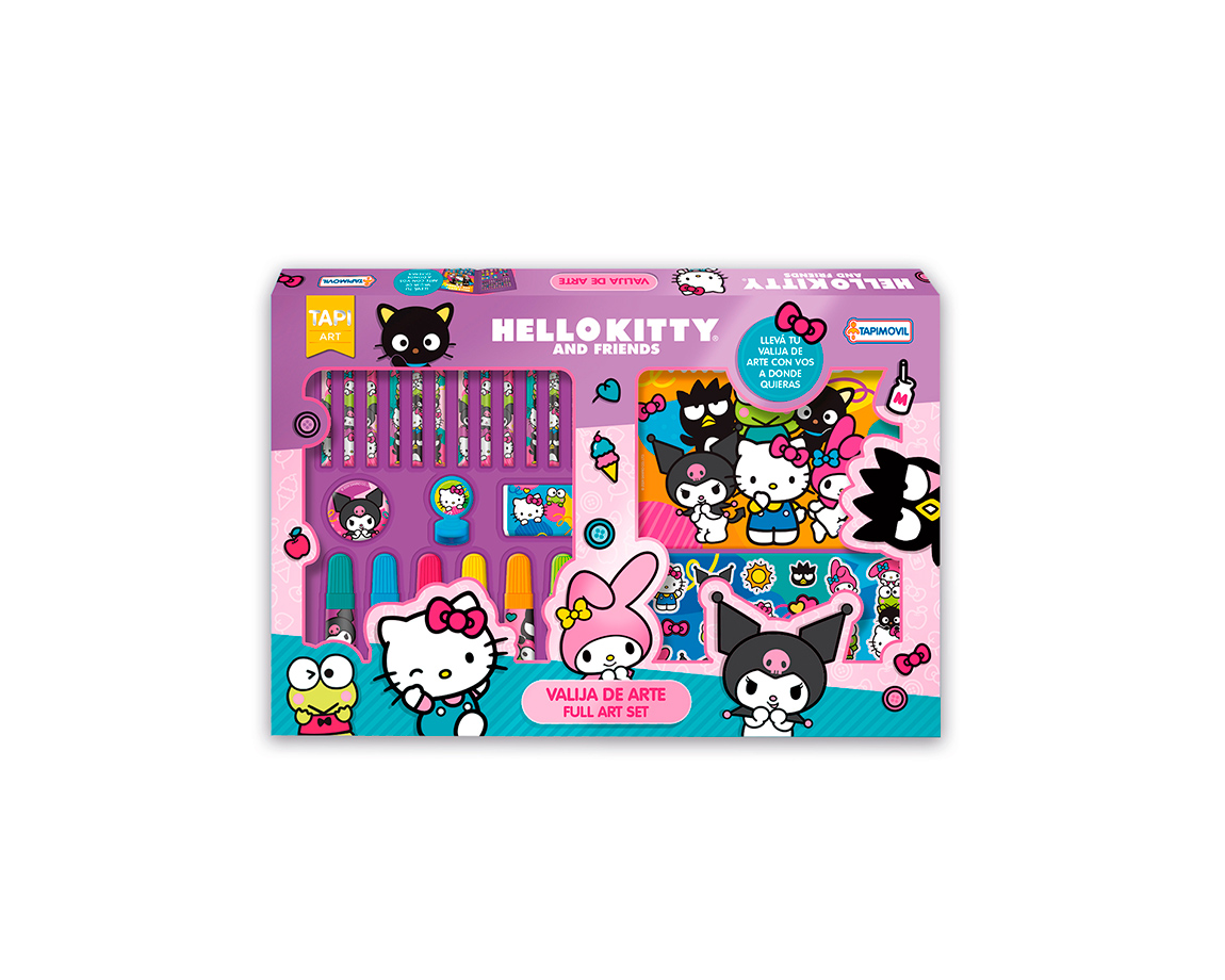SET ARTE VALIJA HELLO KITTY KTY09842