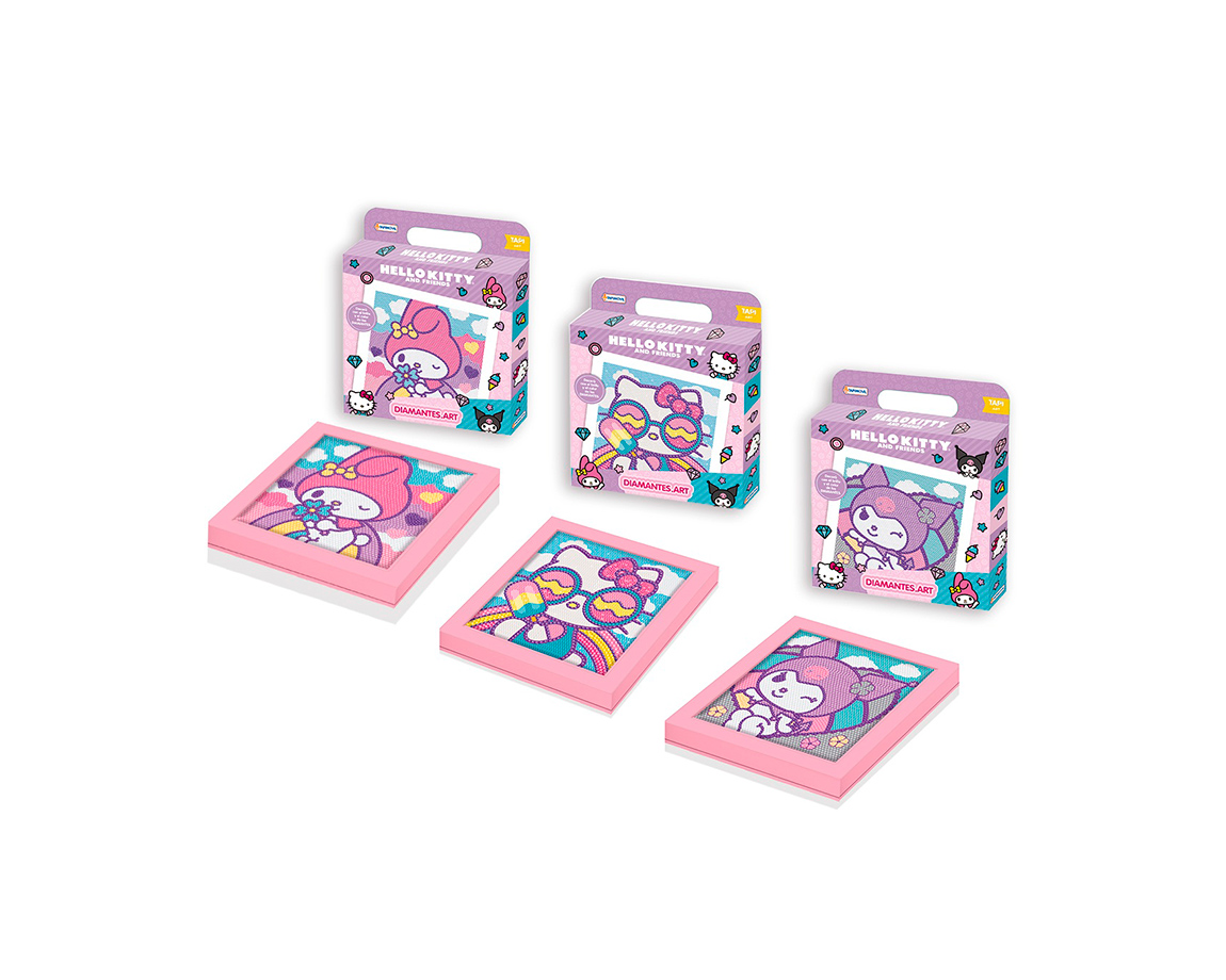KIT DIAMOND ART PARA DECORAR HELLO KITTY KTY09850