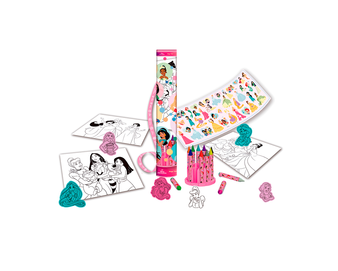 SET ARTE PRINCESA MEGA TUBO DJU07584