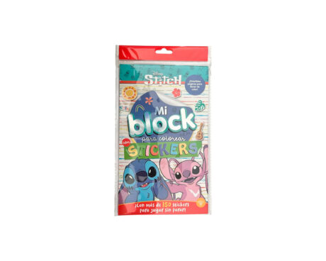 LIBROS VERTICE 6198 STITCH MI BLOCK PARA COLOREAR