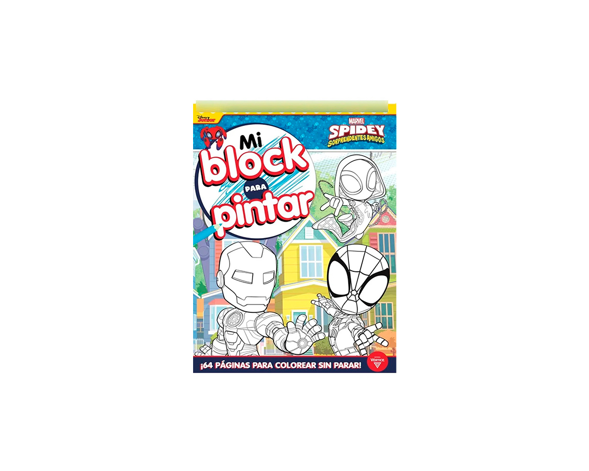LIBROS VERTICE 6199 SPIDEY MI BLOCK PARA COLOREAR