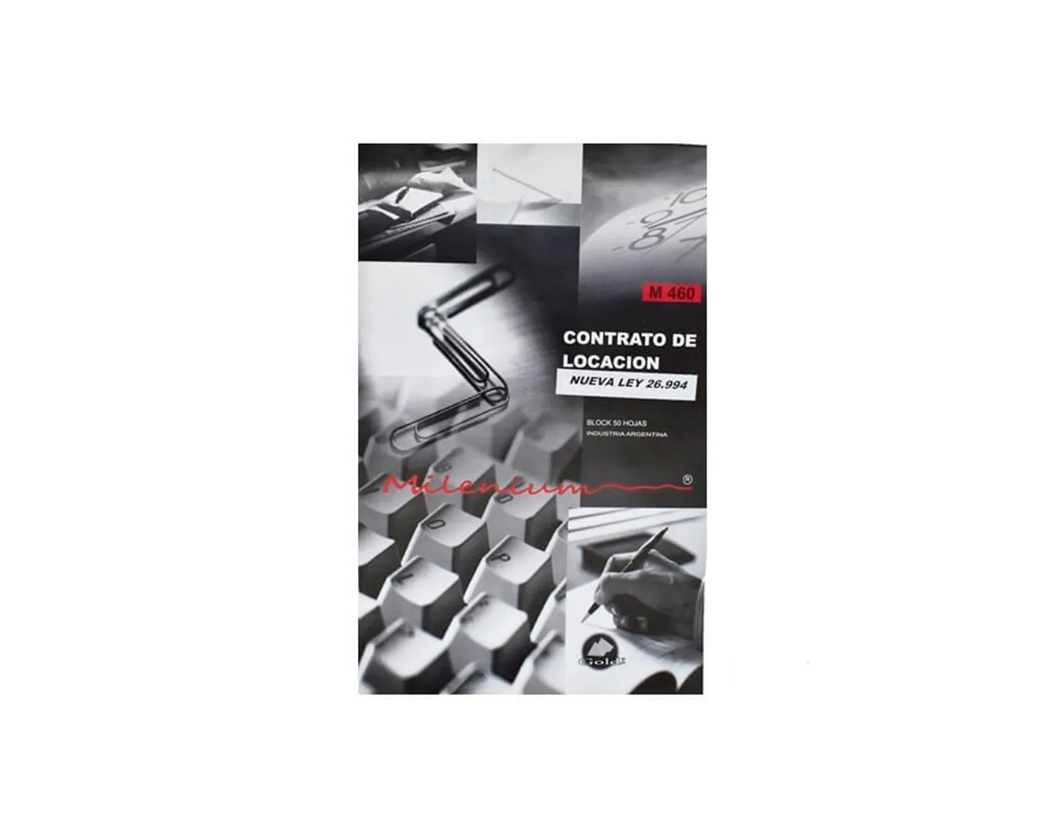 FORMULARIO M 460 CONTRATO D/LOCACION 70/23 MILENIUM
