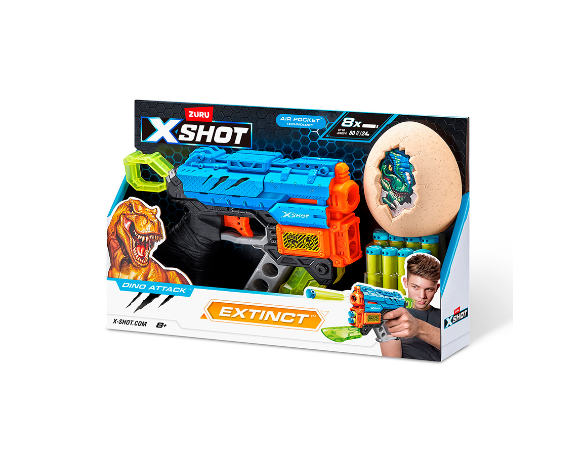 JUGUETE ZURU X-SHOT 7325 DINO ATTACK EXTINCT