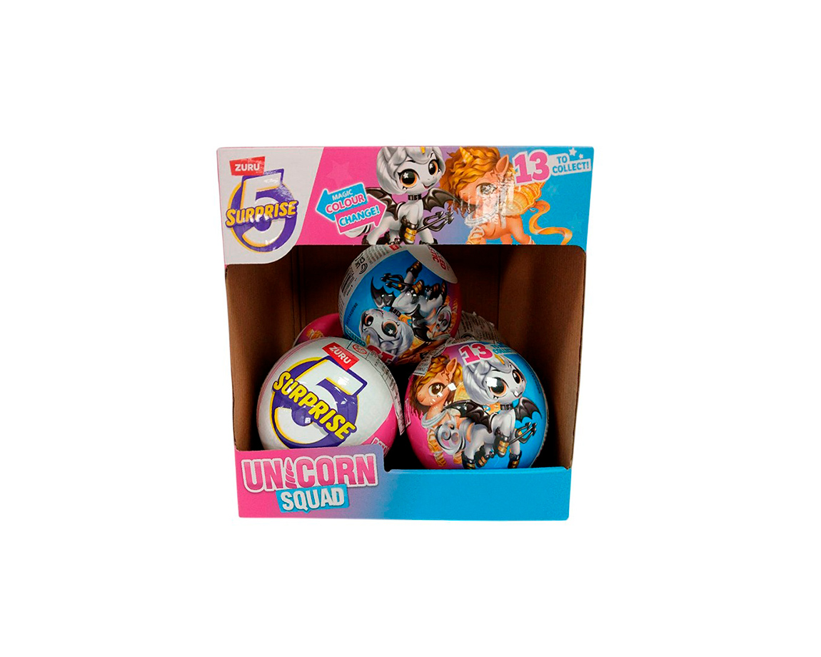 JUGUETE ZURU 5 SURPRISE 77595 UNICORN SQUAD (7614)