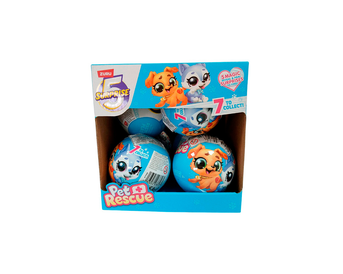 JUGUETE ZURU 5 SURPRISE 77265 PET RESCUE (7615)