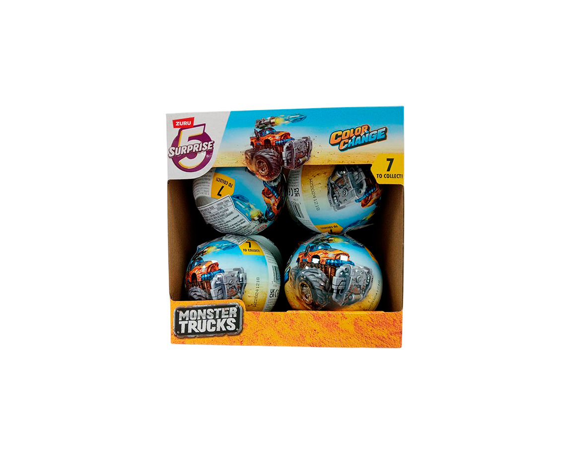 JUGUETE ZURU 5 SURPRISE 77594 MONSTER TRUCK (7617)