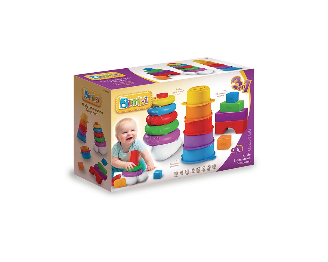 JUGUETE RASTI 01-0116 BIMBI KIT ESTIMULACION TEMPRANA