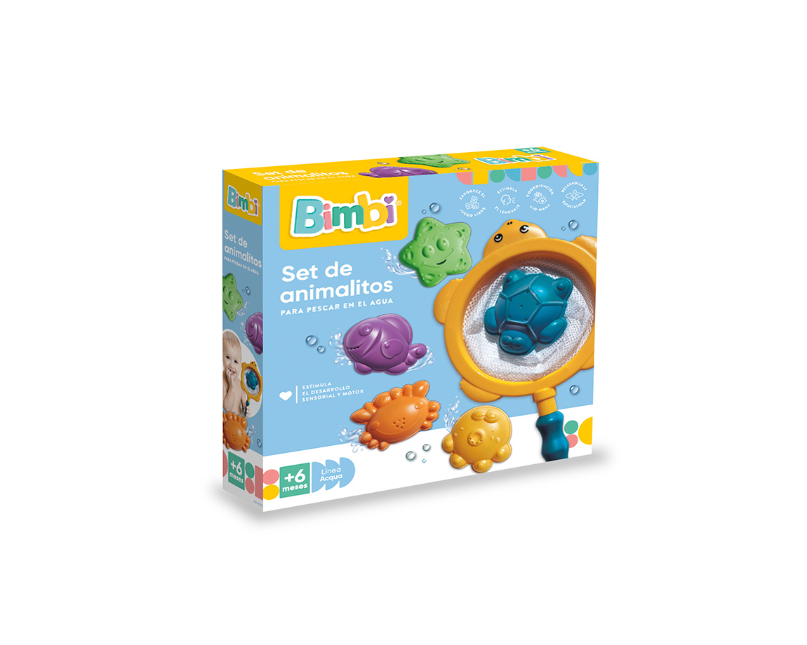 JUGUETE RASTI 02-4215 BIMBI SET ANIMALITOS P/AGUA