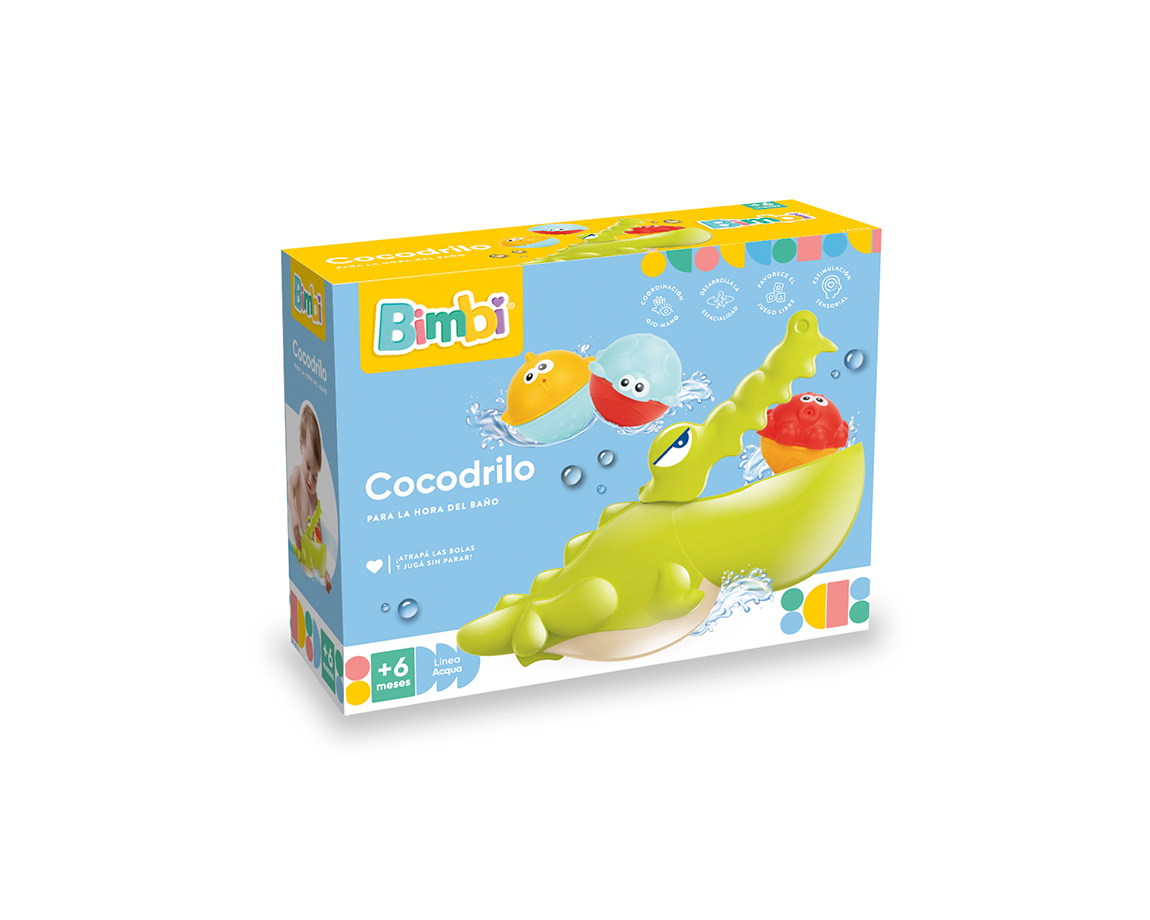 JUGUETE RASTI 02-4216 BIMBI COCODRILO P/AGUA