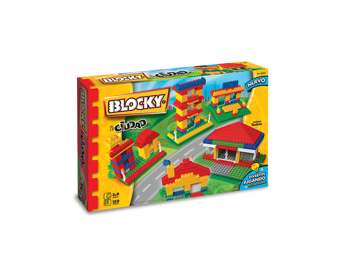 JUGUETE RASTI 01-0605 BLOCKY CIUDAD 150 PIEZAS