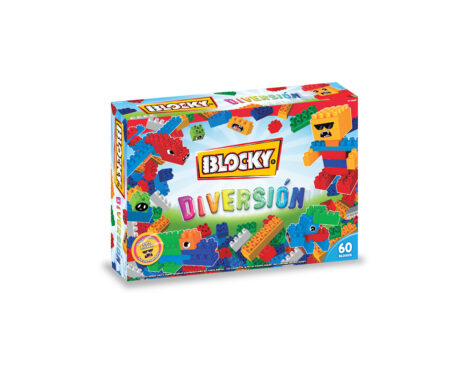 JUGUETE RASTI 01-0647 BLOCKY DIVERSION 60 PIEZAS