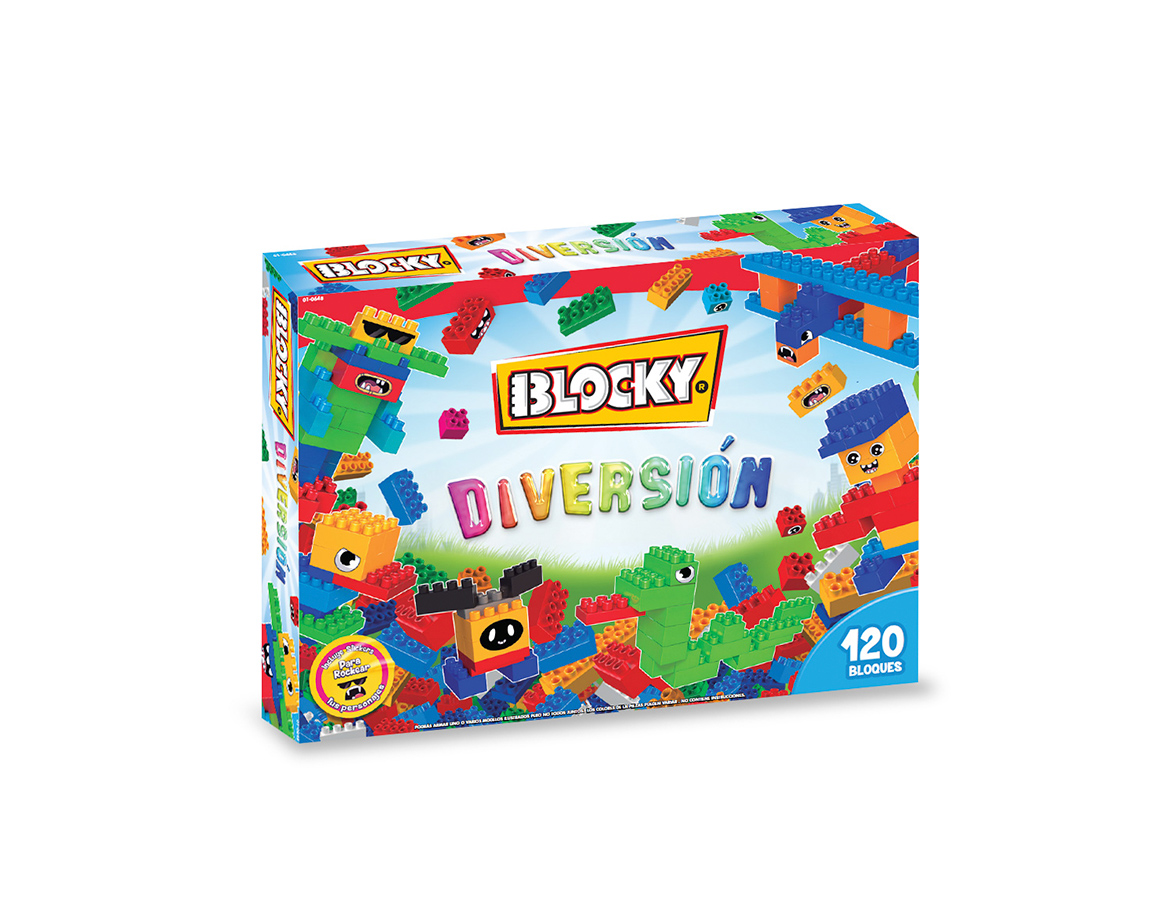 JUGUETE RASTI 01-0648 BLOCKY DIVERSION 120 PIEZAS