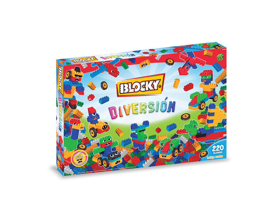 JUGUETE RASTI 01-0649 BLOCKY DIVERSION 220 PIEZAS