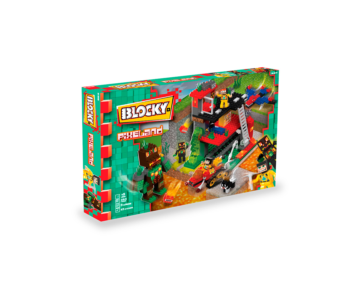 JUGUETE RASTI 01-0692 BLOCKY PIXELAND INVASION