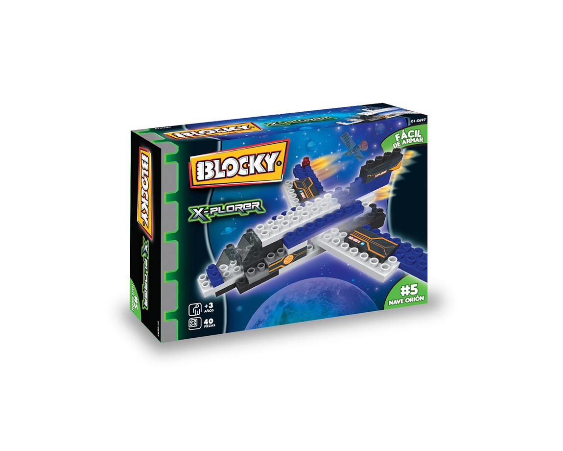 JUGUETE RASTI 01-0697 BLOCKY MINI X PLORER