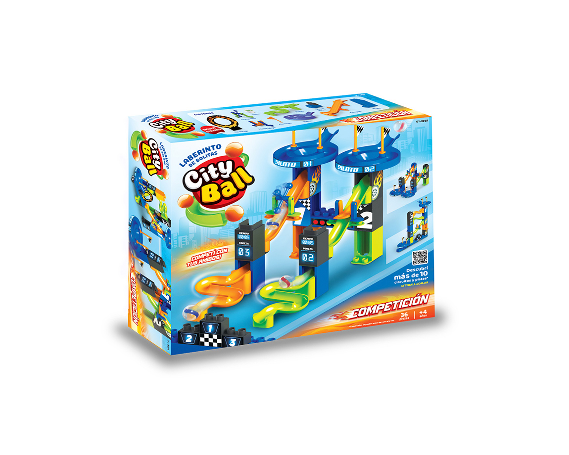 JUGUETE RASTI 01-3205 CITYBALL COMPETICION GRAN CARRERA
