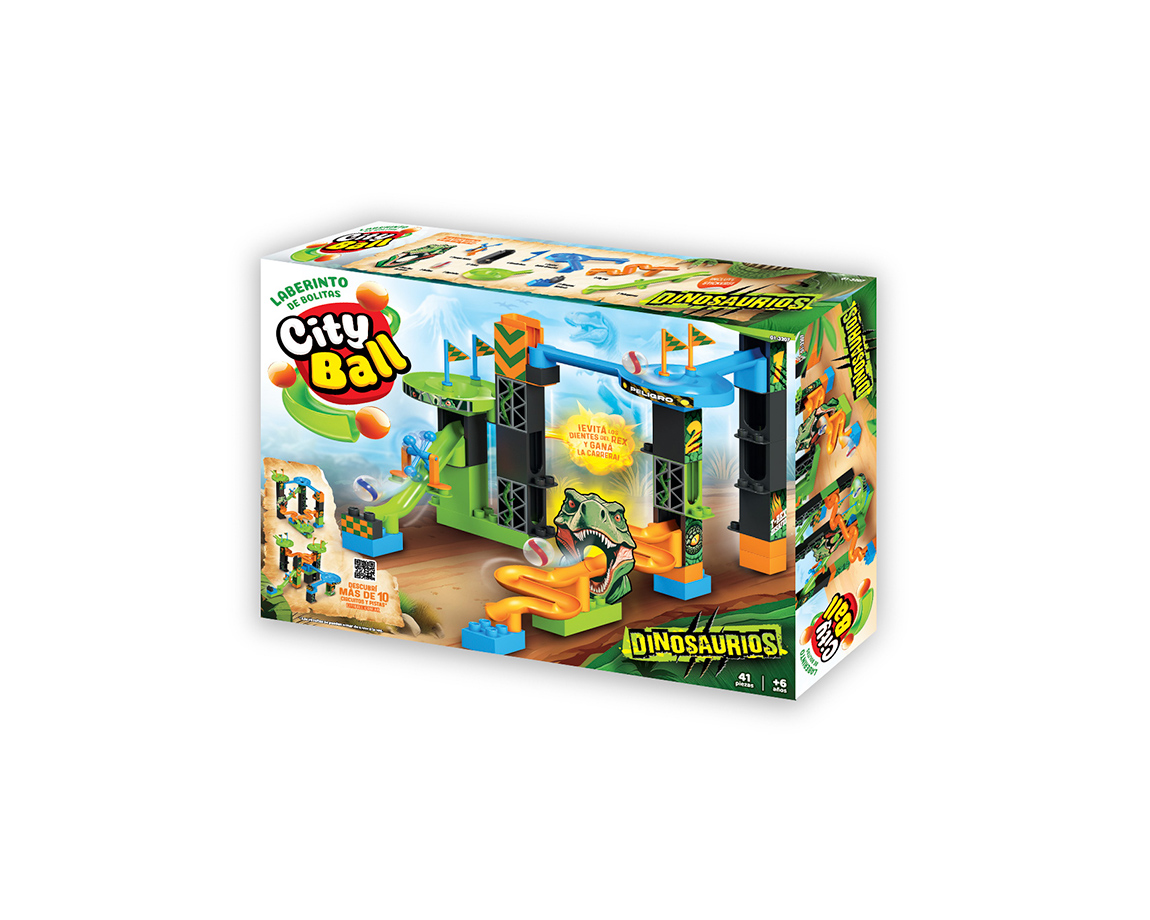 JUGUETE RASTI 01-3207 CITYBALL DINOSAURIOS AVENTURA JURASICA