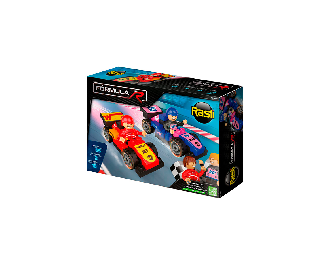JUGUETE RASTI 01-1098 ARMATRON FORMULA 65 PIEZAS